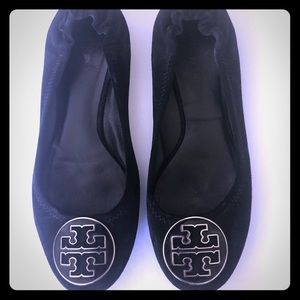 Black flats by Tory Burch